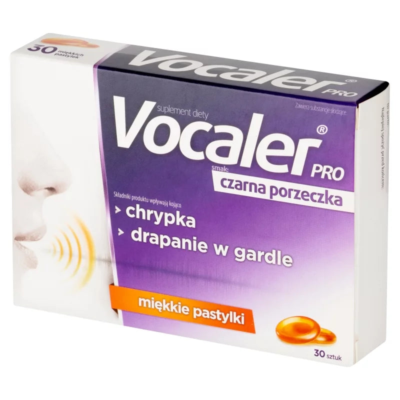 Vocaler Pro, 30 lozenges, blackcurrant