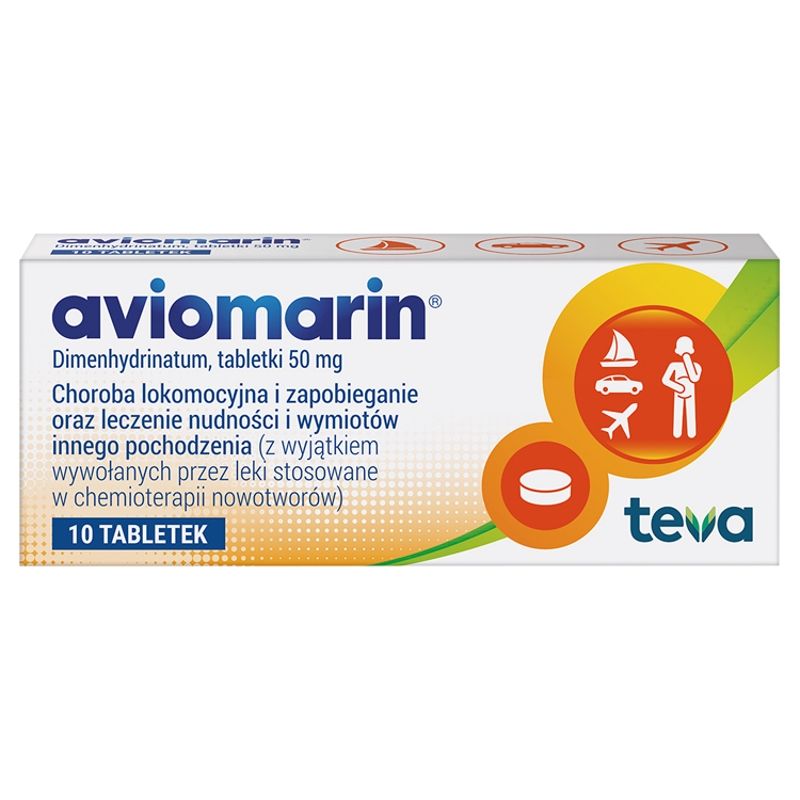 Aviomarin For Motion Sickness  10 tablets
