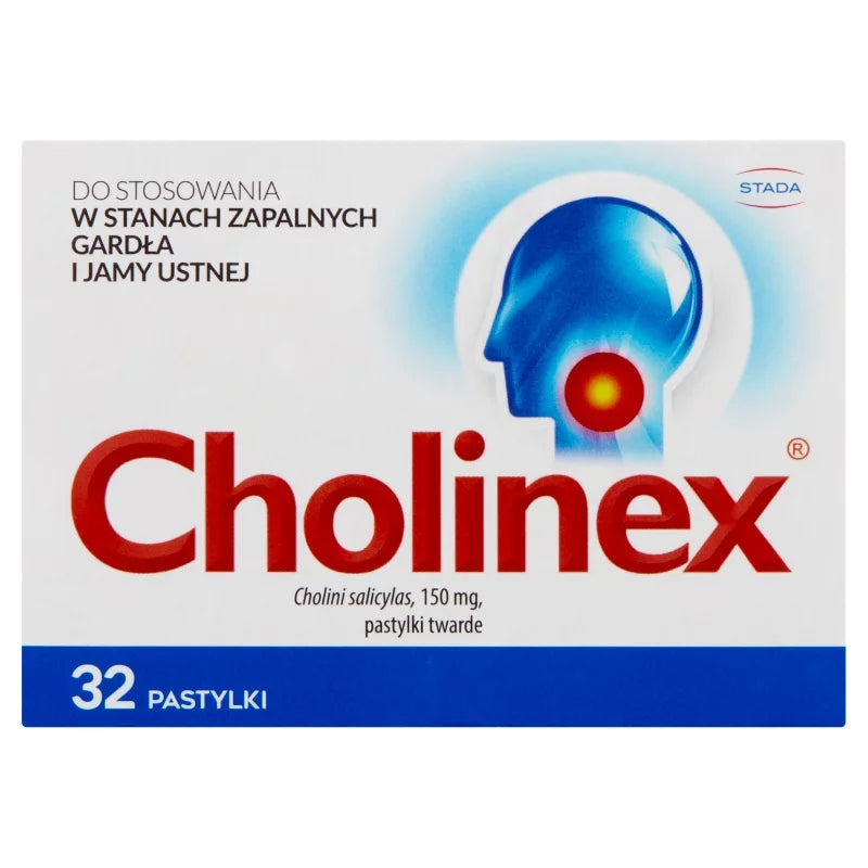 Cholinex, lozenges for inflammation of the throat and mouth, 32 pcs ...