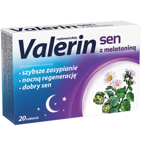 Valerin Sleep with melatonin 20 tablets