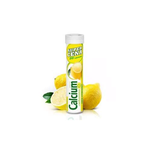 Calcium + Vitamin C 20 tablets Lemon