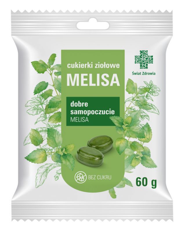 Swiat Zdrowia Herbal candies Melissa 60 g