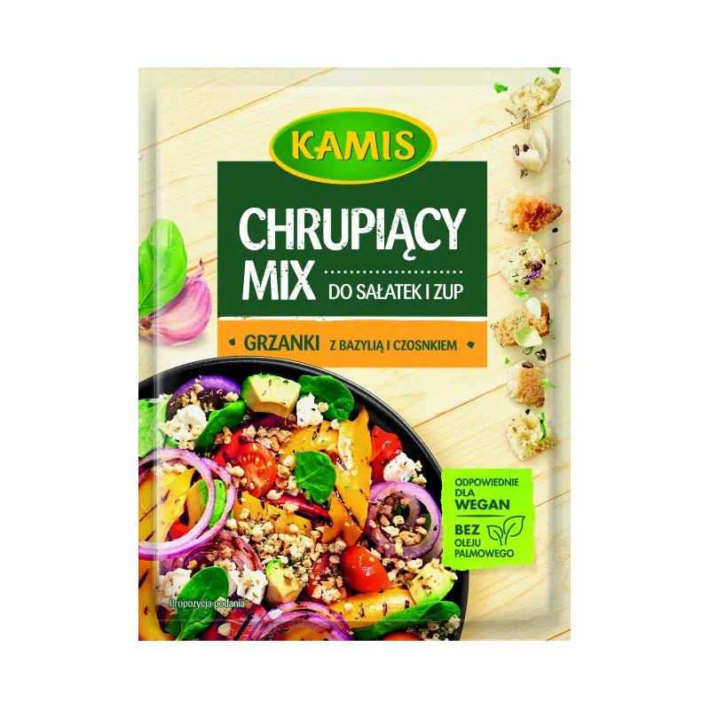 Kamis Przyprawa Grzanki Bazyliowe 15g Basil Croutons