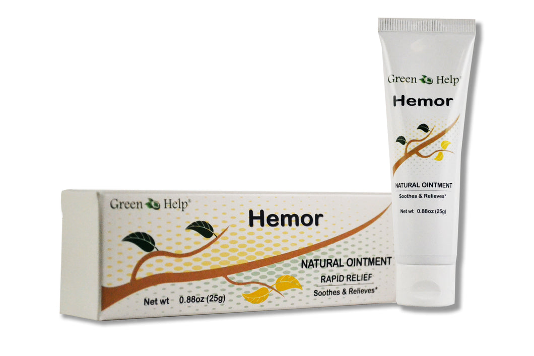 Green Help Hemor Natural Ointment Rapid Relief Soothes & Relieves 25g