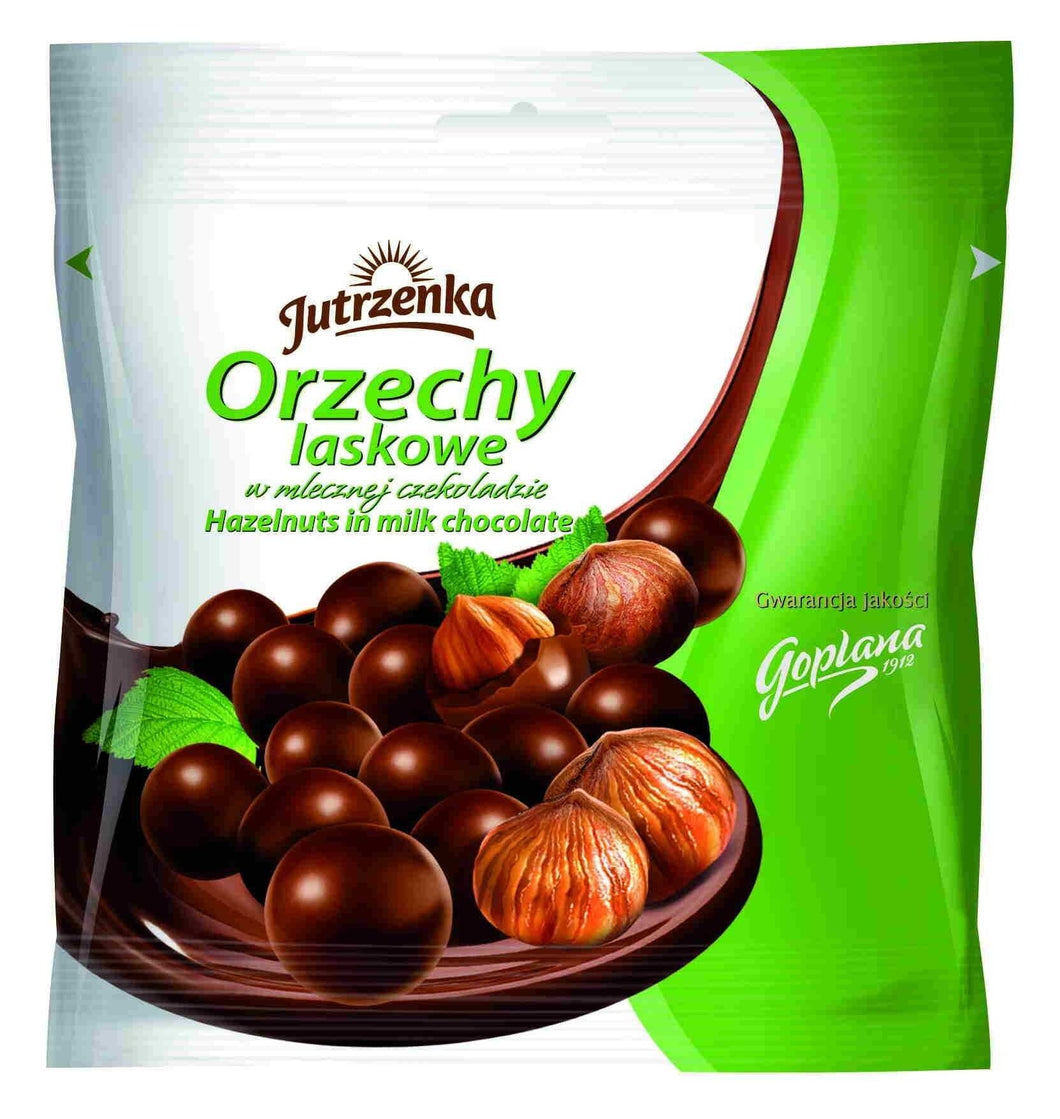 Jutrzenka Orzechy Laskowe W Czekoladzie Mlecznej 80g