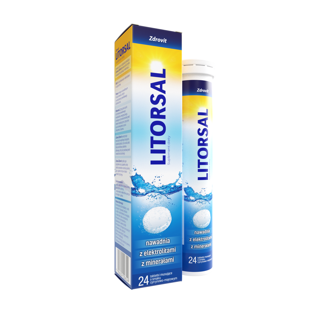 Zdrovit Litorsal, effervescent tablets, 24 pcs