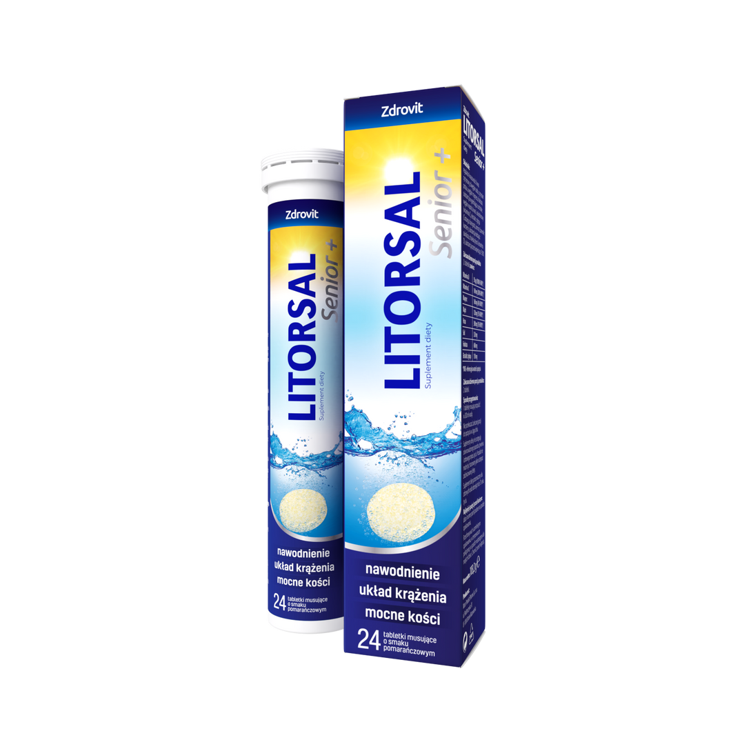 Zdrovit Litorsal Senior+, effervescent tablets, 24 pcs