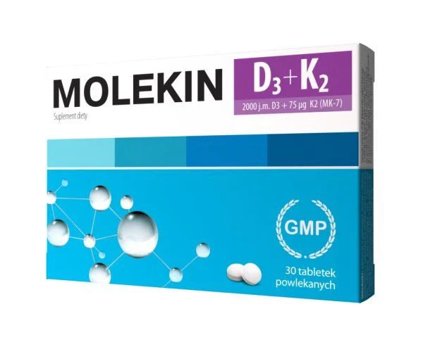 MOLEKIN D3+K2 30 tablets
