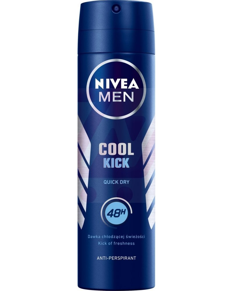 Nivea Men 48h Cool Kick Quick Dry Anti-Perspirant Spray 150ml