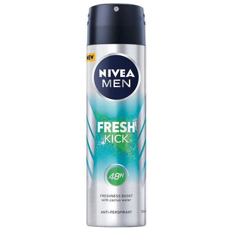 Nivea Men 48h Fresh Kick  with Cactus Water Anti-Perspirant Spray 150ml