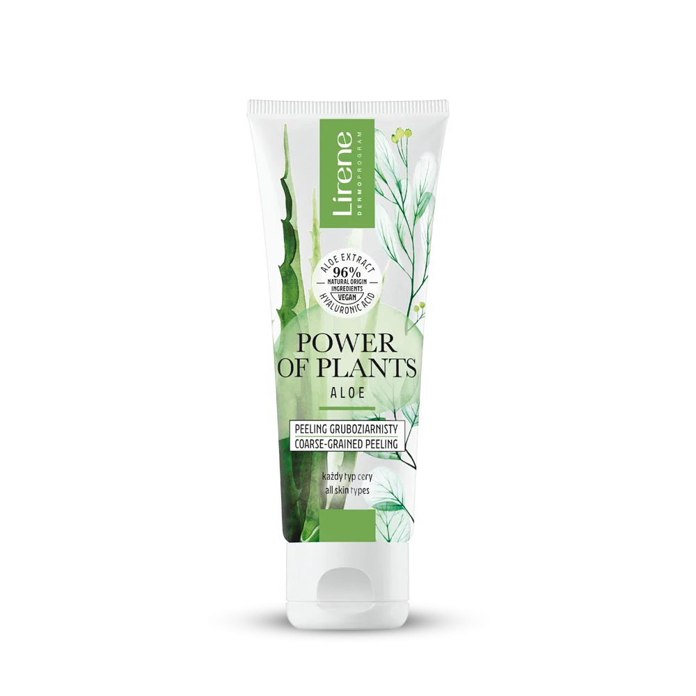 Lirene POWER OF PLANTS Peeling gruboziarnisty ALOES 75 ml