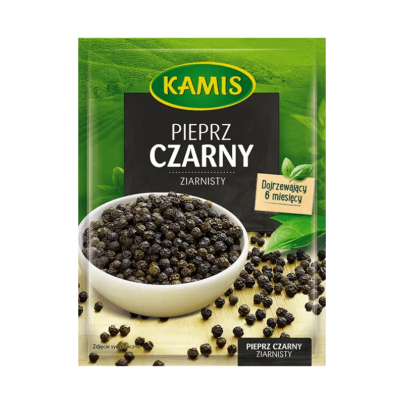 Kamis Pieprz Czarny Ziarnisty 16g Black Pepper