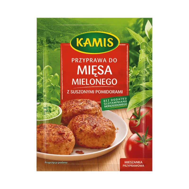 Kamis Przyprawa Do Miesa Mielonego Z Suszonymi Pomidorami 20g Vegetable Seasoning