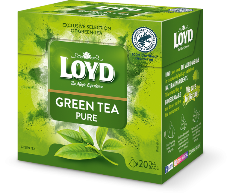 Loyd Pure Green Tea /  Pyramids 20 x 1,7g