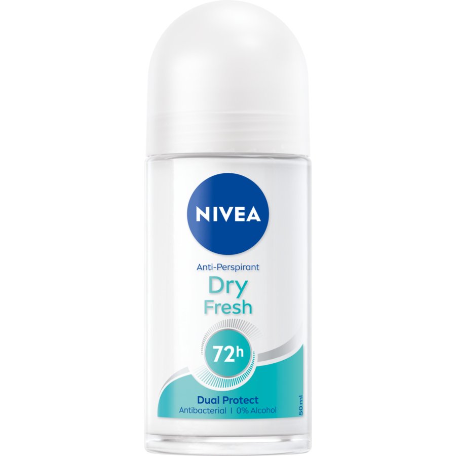 Nivea Dry Fresh72h Anti-Perspirant Roll-On Dual Protection 0% Alcohol 50ml