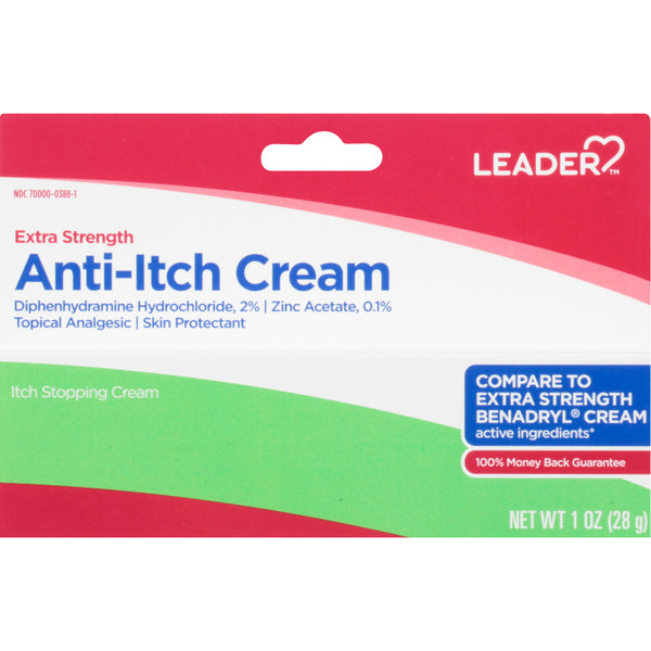 Leader Anti-Itch Cream Extra Strength 1oz