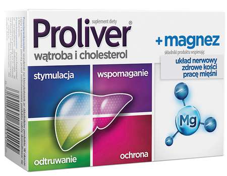 Proliver +Magnez Liver and Cholesterol Support 30 tablets