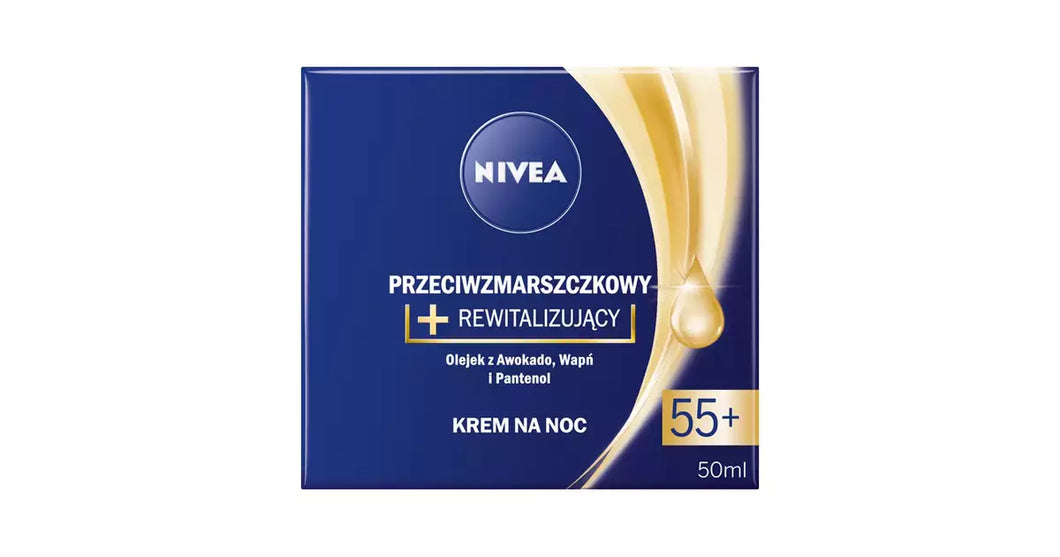 Nivea Revitalizing Anti-Wrinkle Night Cream 55+ 50ml