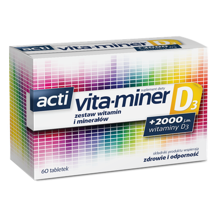 Acti Vita-miner D3 60 tablets