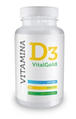 VitalGold Vitamina D3 120 tablets