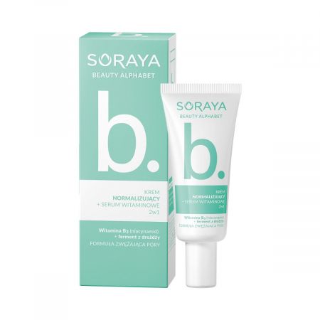Soraya Beauty Alphabet Vitamin B Normalizing Cream + Vitamin Serum 2in1 30ml
