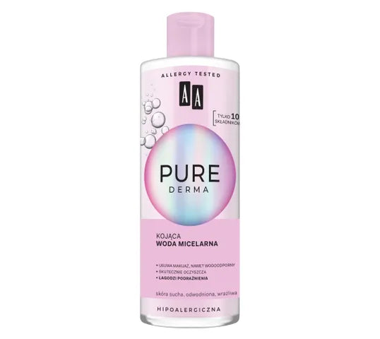 AA Pure Derma Soothing Micellar Water Allergy Tested 400ml