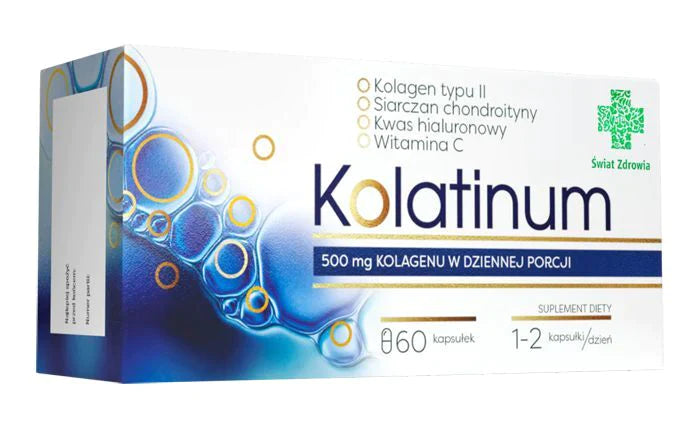 Kolatinum Collagen Dietary Supplement for Healthy Bones and Cartilage 60 caps