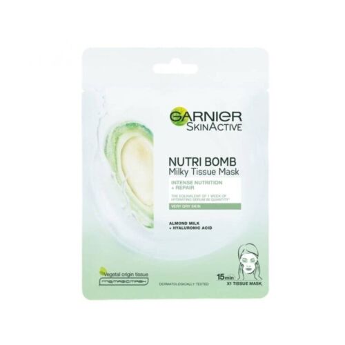 Garnier Skin Naturals Nutri Bomb Milky Sheet Mask Intense Nutrition and Repair 28g/1pc