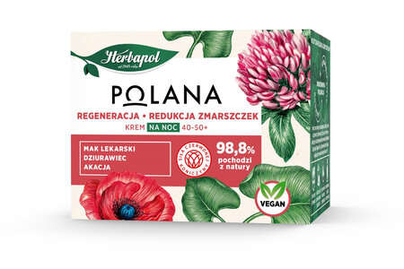 Herbapol Polana Face Cream 40-50 + Regeneration Wrinkle Reduction Night 50ml