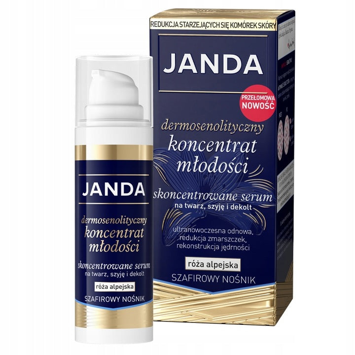 Janda Dermosenolytic Youth Concentrate Concentrated Serum for Face Neck and Cleavage 30ml
