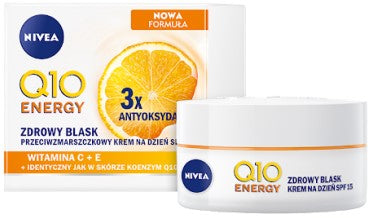 Nivea Q10 Energy  Anti-Wrinkle Healthy Glow Day Cream SPF 15 50ml