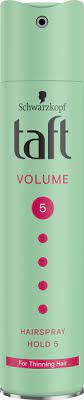 Schwarzkopf Taft Volume Hairspray Hold 5 for Thinning Hair 250ml
