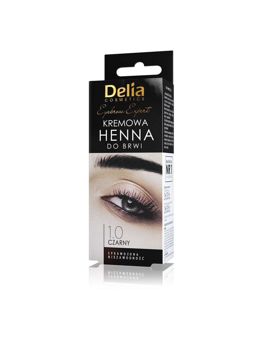 Delia Cream  Henna for Eyebrows 1.0 Black  15ml