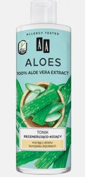 AA 100% Aloe Vera Extract Soothing-Regenerating Face Toner  400ml