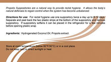 Load image into Gallery viewer, PhytoLab Propolis Suppositories for Rectal Hygiene 10 suppositories
