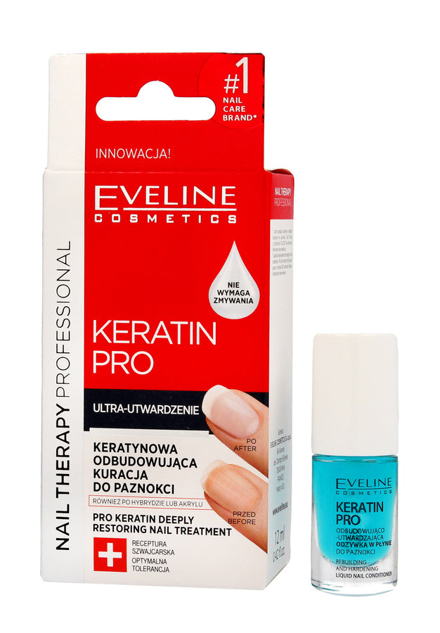 Eveline Keratin Pro Deeply Restoring Nail Treatment 12ml