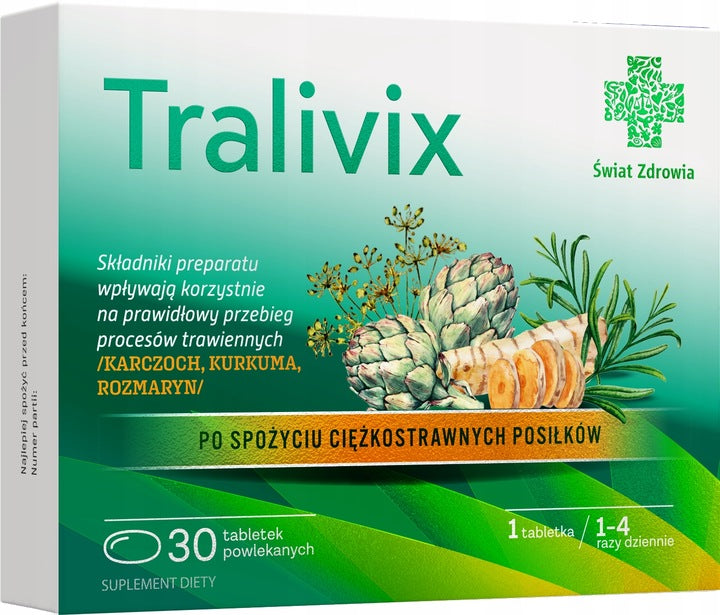 Tralivix Digestive Support 30 tablets