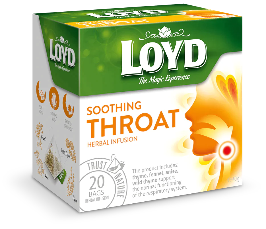 Loyd Soothing Throat Herbal Infusion  Tea 20 bags