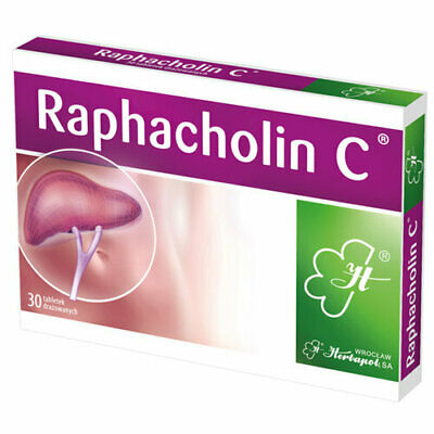 Herbapol Raphacholin C Supports Digestion and Healthy Liver 30 tablets