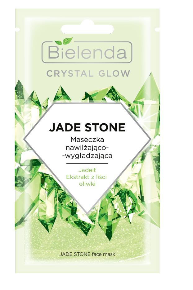 Bielenda Crystal Glow Jade Stone Moisturizing and Firming Face Mask 8g