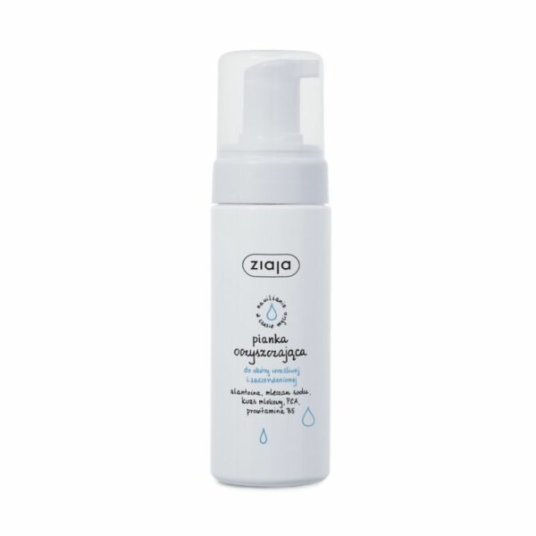 ZIAJA Cleansing foam for SENSITIVE skin – 150 ml Leaves the skin clean, smooth and fragrant.