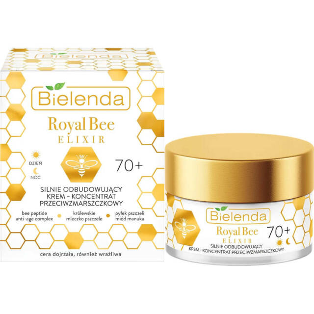 Bielenda Royal Bee Elixir 70+ Rebuilding Anti-Wrinkle Face Cream 50ml