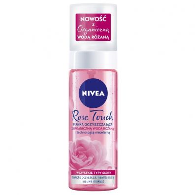 Nivea Rose Touch Cleansing Face Foam with Organic Rose Water All Skin Types 150ml