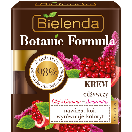 Bielenda Botanic Formula Olej z Granatu + Amarantus Krem Odzywczy Dzien/Noc 50ml