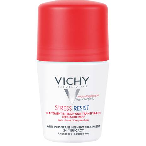 Vichy Stress Resist  72h Anti-Perspirant Treatment Excessive Perspiration Sensitive Skin Roll-On Alcohol-Free 50ml