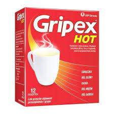 Gripex Hot Lemon Flavor 12 sachets