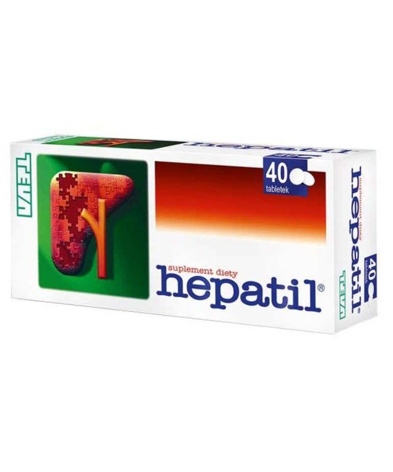 Teva Hepatil Supports Proper Liver Function 40 tablets