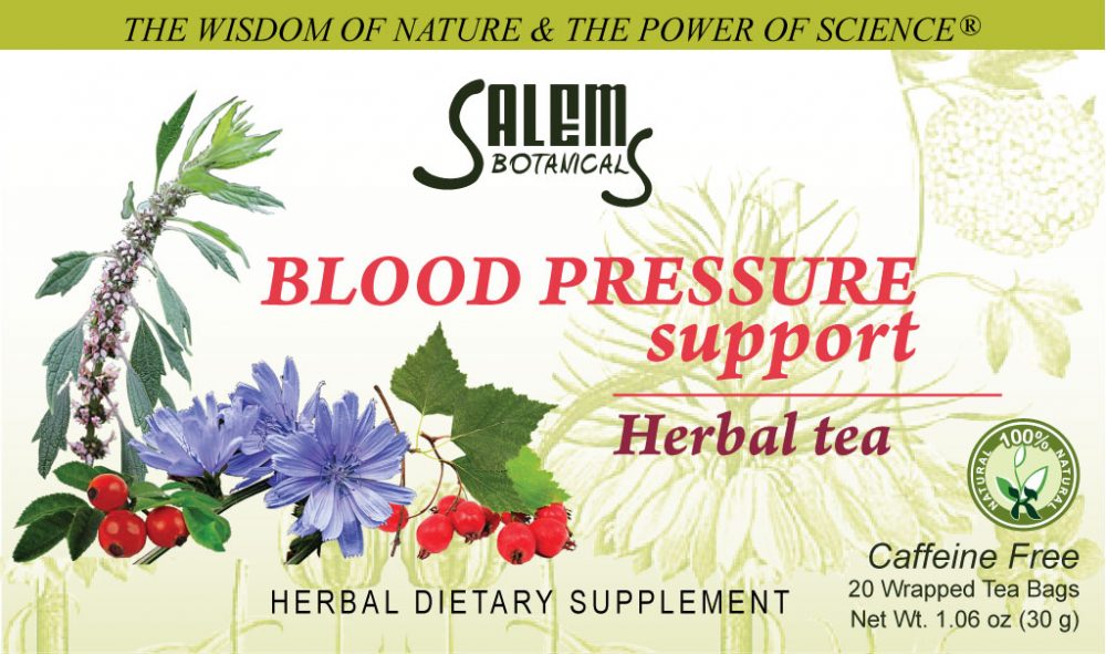 Salem Botanicals Blood Pressure Support Herbal Tea 20 bags