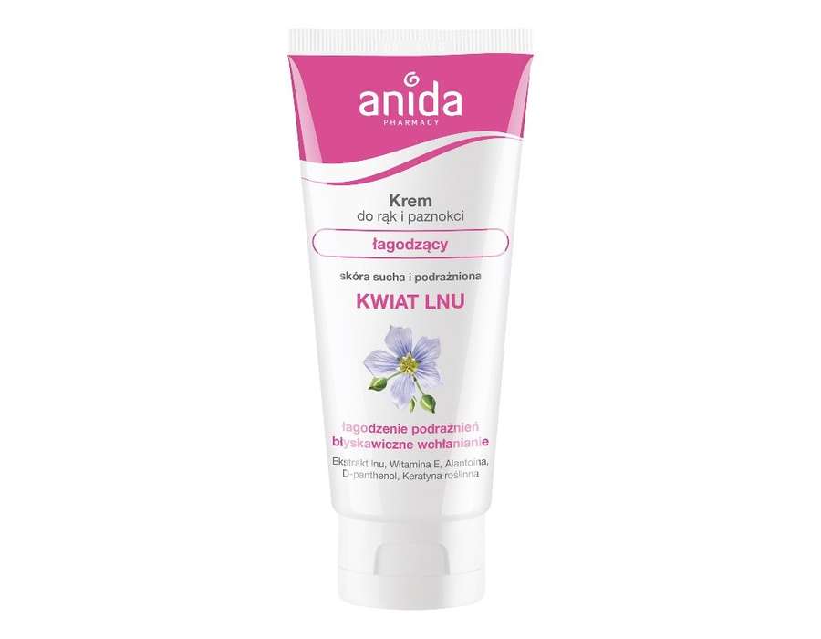Anida Soothing Hand and Nail Cream with Flax Flower Extract 100ml