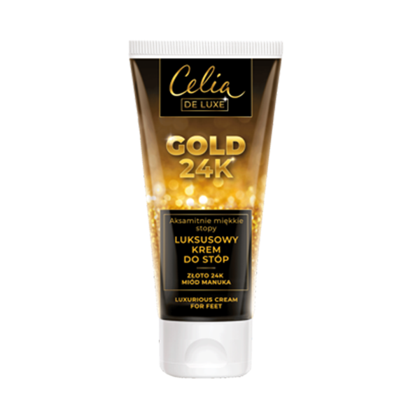 CELIA DELUXE GOLD 24K Foot cream – 80 ml Formula for the care of very dry skin